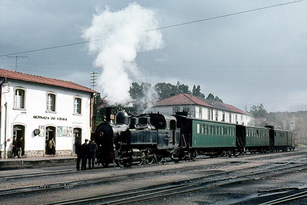 Portuguese Railways (CP) 2-6-2T E94 at Sernada da Vouga