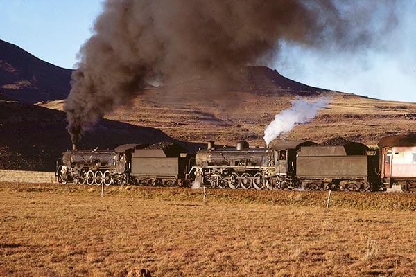 South African Railways class 19D's nearing  Sterkstroom