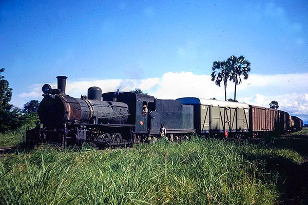 Nyasaland Railways D class 4-8-0 24 at Salima