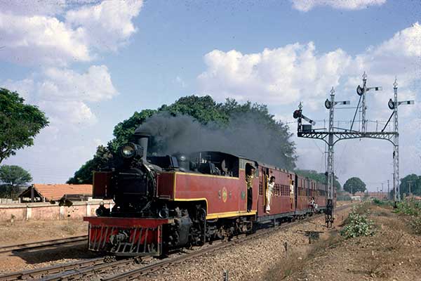 Southern Railway TS class 2-6-2T 37344 near Mysore