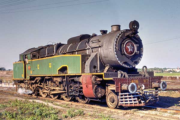 South Central Railway WT 2-8-4T 14016 at Rajahmundry