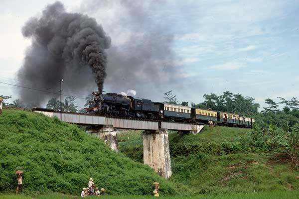 Indonesian Railways Mallets at Cibatu - part 1