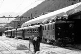Rhaetian Railway in winter