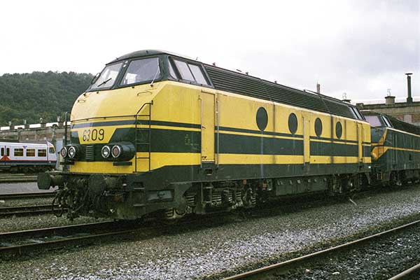 SNCB Type 62 6309 at Schaarbeek depot