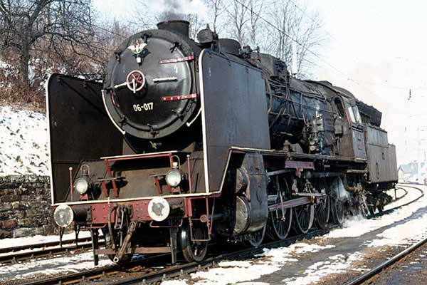 Yugoslavian Railway (JZ) 2-8-2 06-017 at Spielfeld-Strass