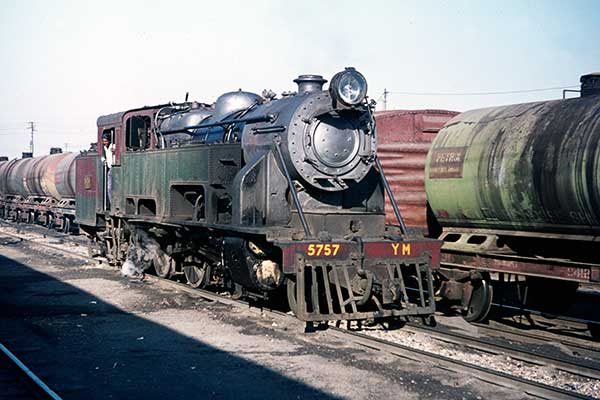 Indian Railways (SCR) metre gauge class YM 5757 at Lalaguda