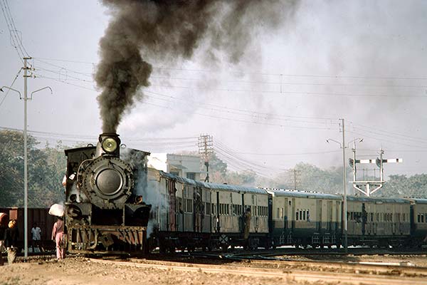 Pakistan Railways SP class 4-6-0 no.140 at Mirpur Khas