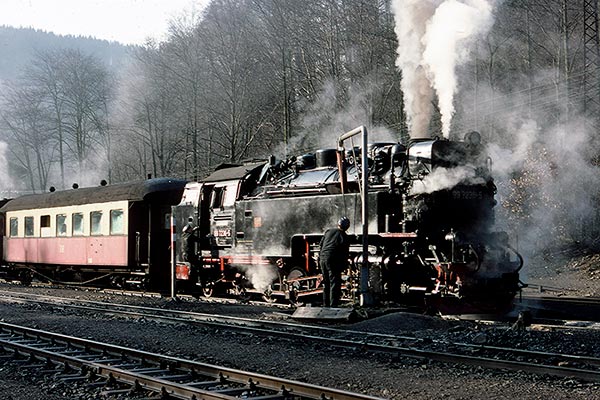 Deutsches Reichsbahn metre gauge 2-10-2T 99 7236-5 at Talmühle