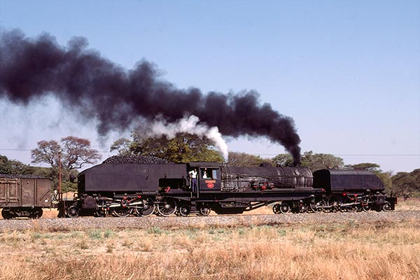 Zimbabwe Railways 15th class Garratt 397 near Thomson Junction