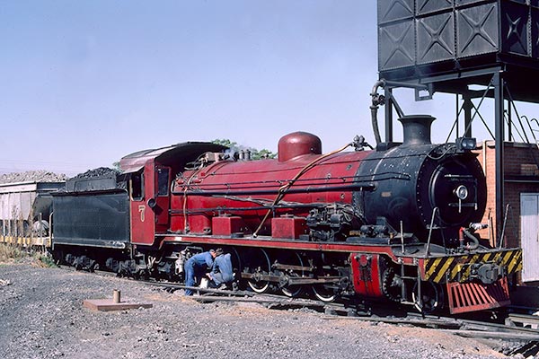 Western Holdings Gold Mine ex-SAR 3BR class 4-8-2 no.7