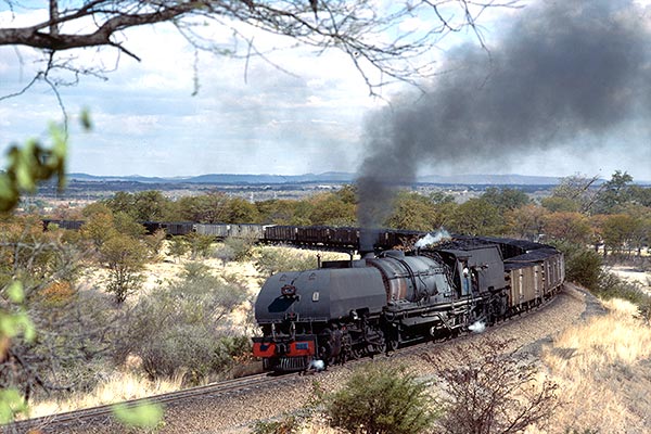Zimbabwe Railways 20A class Garratt 745 near Wankie