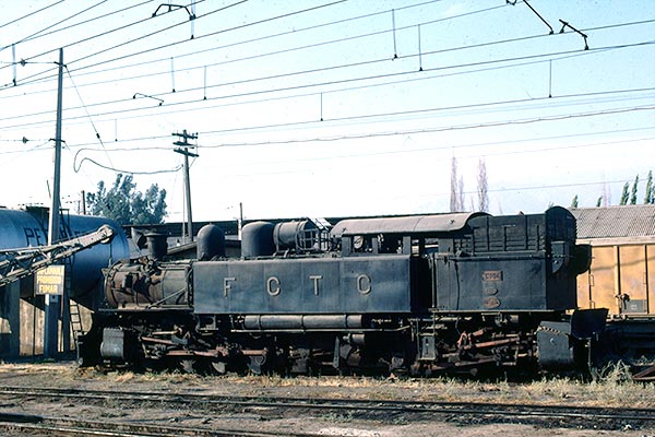 Metre gauge FCTC 0-8-6-0T Kitson Meyer no 3349 at Los Andes