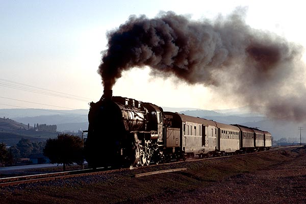 Turkish Railways 45001 class 2-8-0 between Sivas and Samsun