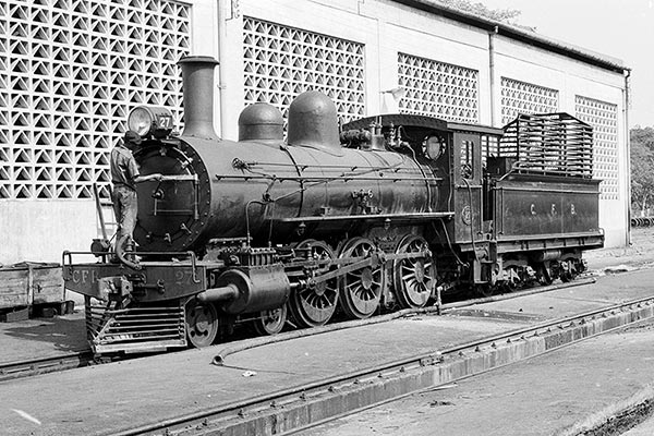 Benguela Railway (CFB) class 6 4-6-0 no.27 on Lobito shed