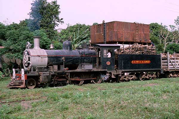 Paraguay Railways no.101 a 2-6-0 at Aregua in 1986