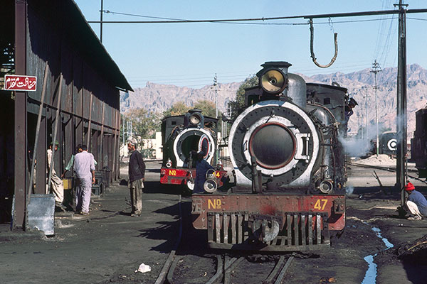 Pakistan Railways G class 2-8-2 no.47 at Mari Indus