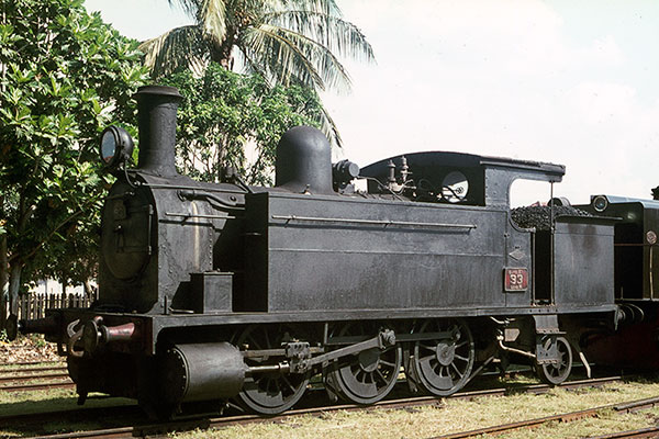 Sri Lankan Railways E1 class 0-6-2T no.93 at Anuradhapura
