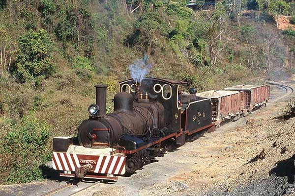 Burma Mines Railway 2-foot gauge Bagnall 2-6-2 no.42