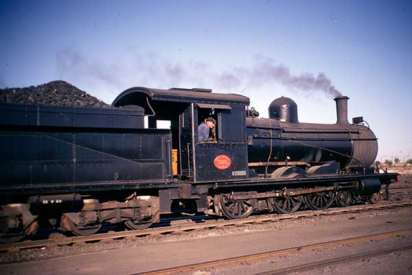 South African Railways 6B class 4-6-0 no.500 at De Aar