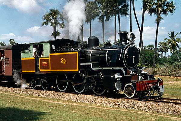 Southern Railway metre gauge ST class 2-6-4T 37375 near Mayuram