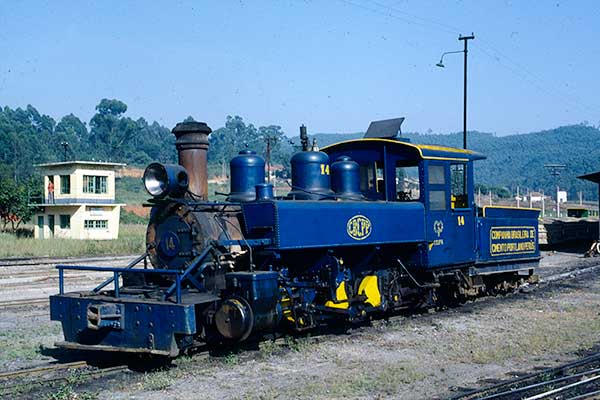 Peus Pirapora Railway 600mm gauge no.14 Baldwin 2-6-2T+T