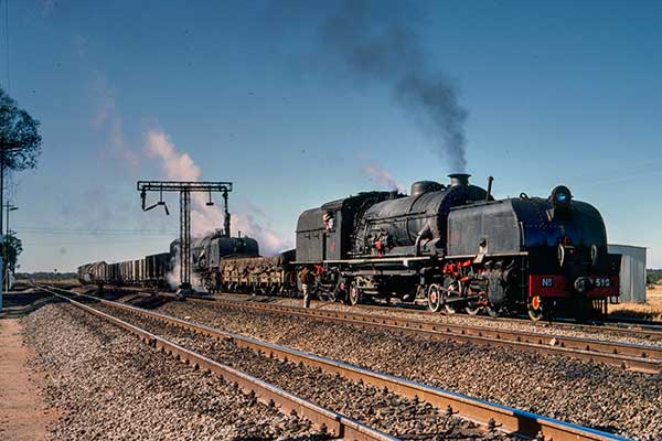 Zimbabwe Railways 14A class Garratts 519 & 518, Heany Junction