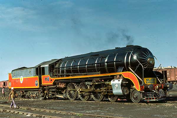 Southern Railways WP class 4-6-2 7723 at Basin Bridge, Madras