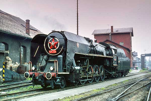 Czechoslovakian Railways 2-8-2 475.1139 at Prerov