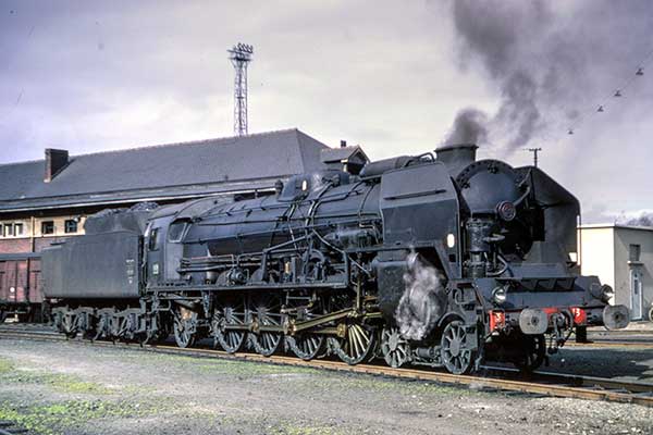 French Railways (SNCF) 4-8-2 241.P.13 at Nantes in March 1967