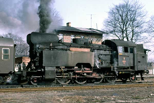 PKP 2-8-2T TKt48 187 at Miedzychod