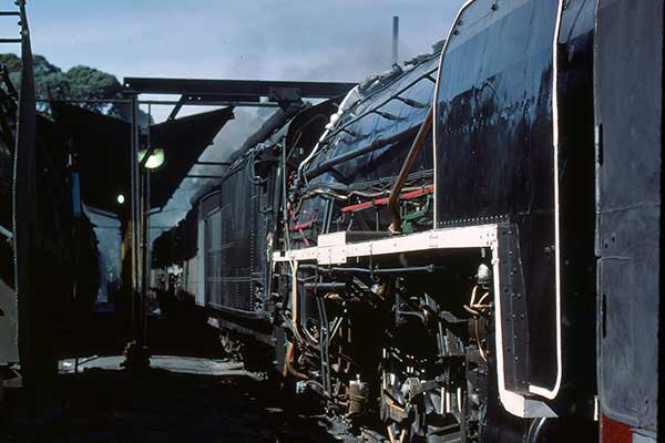 Springs steam loco shed