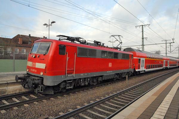 Trains at Lehrte near Hannover