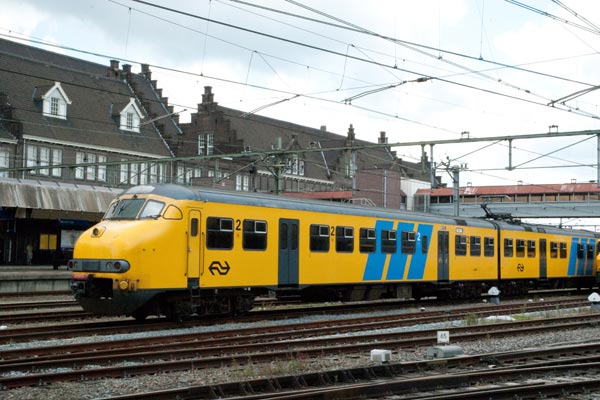 Trains at Maastricht by the Belgian border
