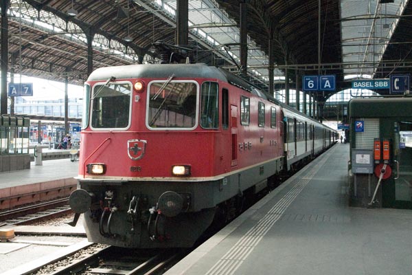 International trains at Basel SBB