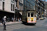 Antique trams in Porto