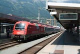 Trains at Innsbruck in the Tyrol