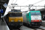 Trains at Roosendaal on the Belgian border