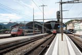 Trains at Luzern and Olten