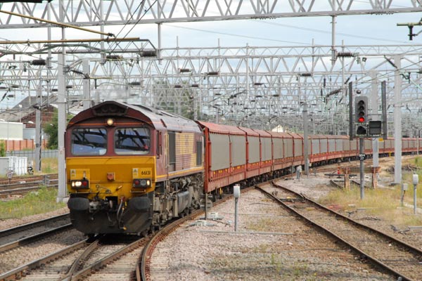 WCML trains at Stafford