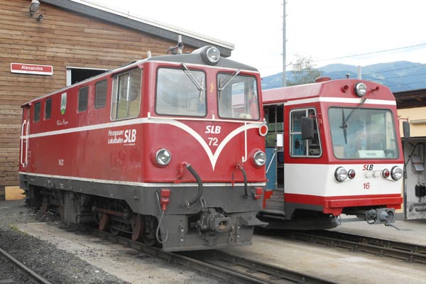 Pinzgauerbahn narrow gauge depot