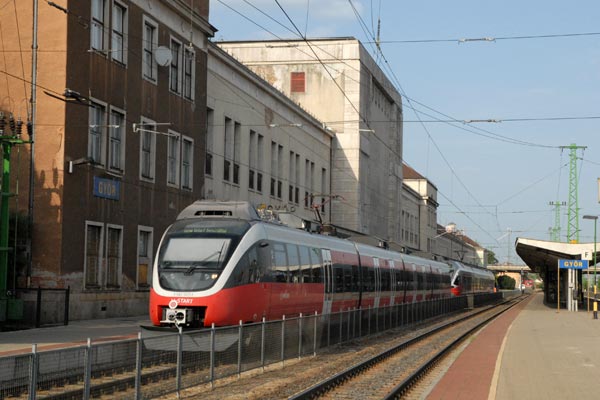 Trains at Györ