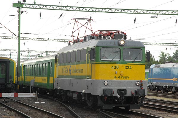 Morning trains at Sopron 