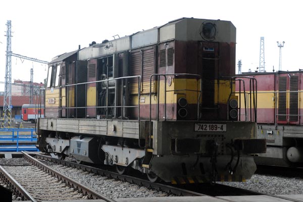 Breclav loco depot - CD class 742 742189 - World Railways Photo