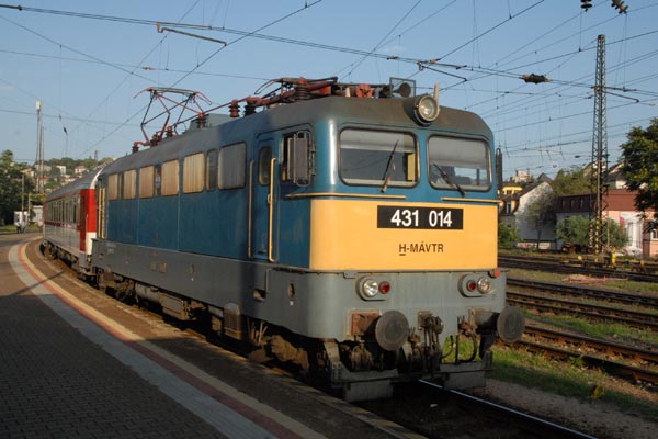 Bratislava trains in sunshine