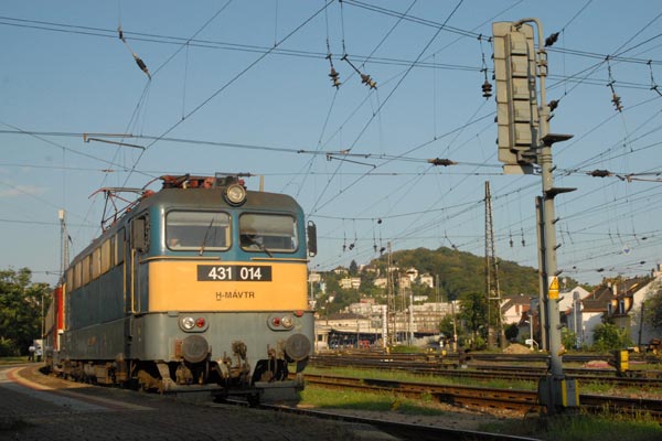 Bratislava trains in sunshine