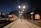 Dresden trains in winter