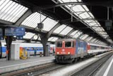 Trains at Zurich Hauptbahnhof 