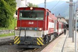 Trains on two gauges at Zell am See