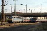 Sunny morning trains at Budapest Nyugati
