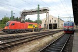 Morning trains at Sopron 